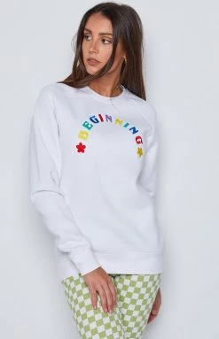 BB Exclusive Outerwear Beginning Box Crew White