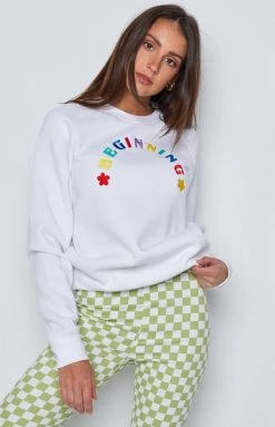 BB Exclusive Outerwear Beginning Box Crew White