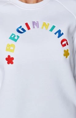 BB Exclusive Outerwear Beginning Box Crew White