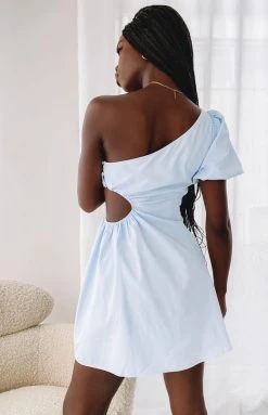 BB Exclusive Bennetts Mini Dress Blue Dresses