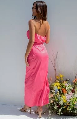 BB Exclusive Bentley Pink Midi Dress Dresses