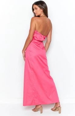 BB Exclusive Bentley Pink Midi Dress Dresses