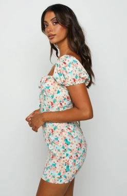 BB Exclusive Dresses Billee Multi Floral Puff Sleeve Dress 10 BB Exclusive Dresses Billee Multi Floral Puff Sleeve Dress