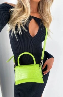 Billini Adele Acid Croc Cross Body Bag New