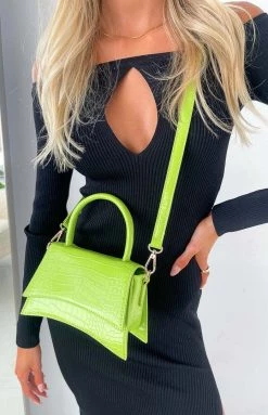 Billini Adele Acid Croc Cross Body Bag New