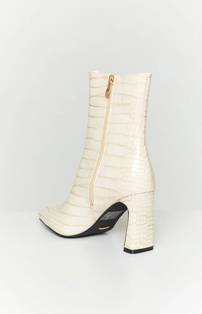 Billini Layori Ivory Croc Boots 3 Billini Layori Ivory Croc Boots
