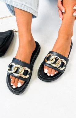 Billini Riot Black Slide