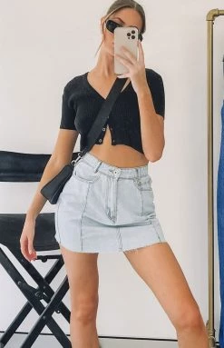 BB Exclusive Rumi Rib Knit Cardi Black