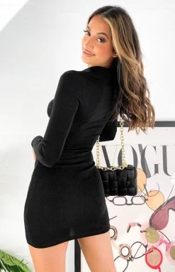 BB Exclusive Dresses Blair Black Mini Dress