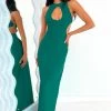 BB Exclusive Blaire Green Maxi Dress
