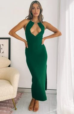 BB Exclusive Dresses Blondie Midi Dress Emerald