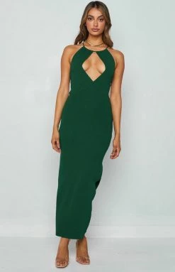 BB Exclusive Dresses Blondie Midi Dress Emerald
