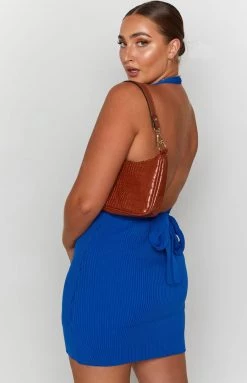 BB Exclusive Flamingo Dress Cobalt Blue Dresses