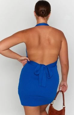 BB Exclusive Flamingo Dress Cobalt Blue Dresses