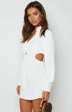 BB Exclusive Boss Chick White Mini Dress