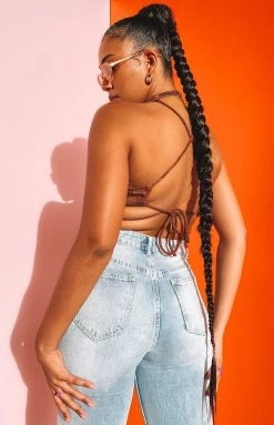 BB Exclusive Tops Bradley Crop Top Brown