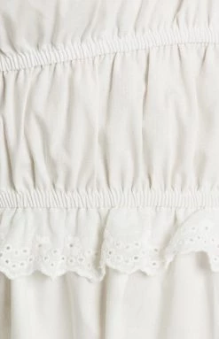 Beginning Boutique Bristol Puff Sleeve Mini Dress White New