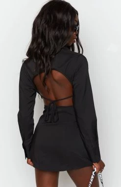 BB Exclusive Dresses Broken Heart Shirt Dress Black