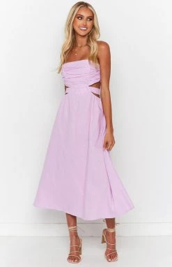 Beginning Boutique New Bronte Pink Midi Dress