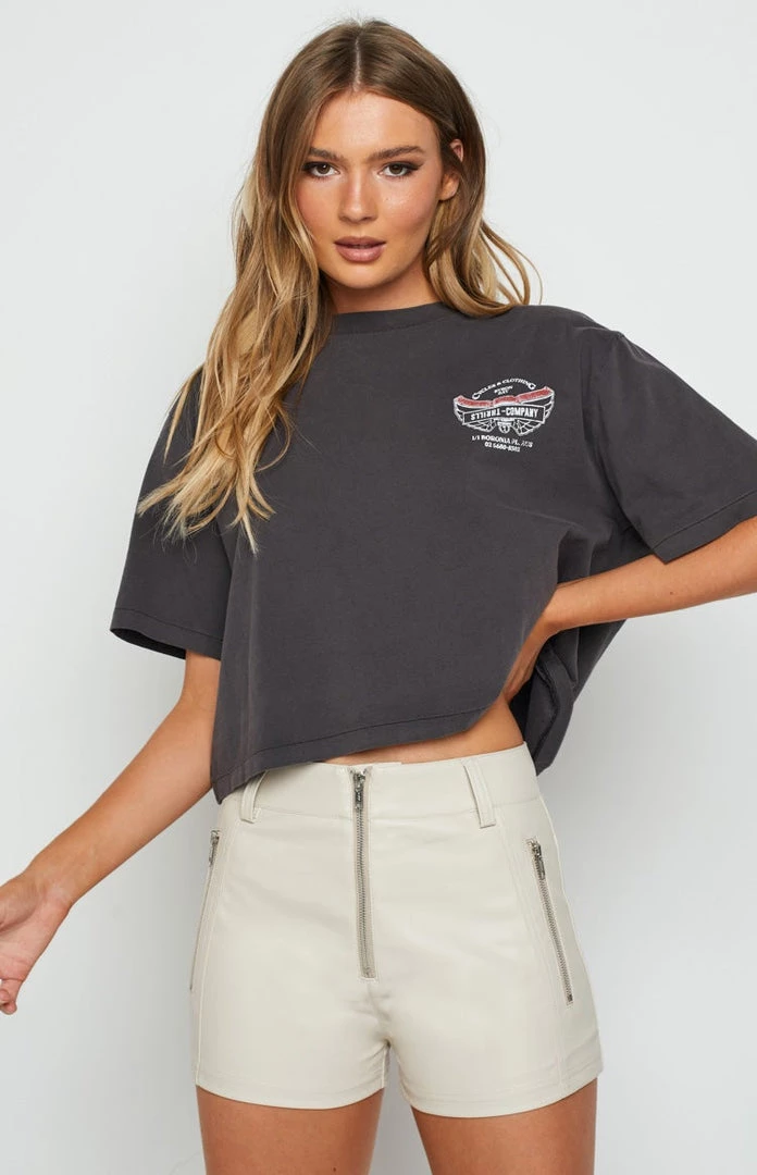 BB Exclusive Brulee PU Shorts Bottoms 4 BB Exclusive Brulee PU Shorts Bottoms