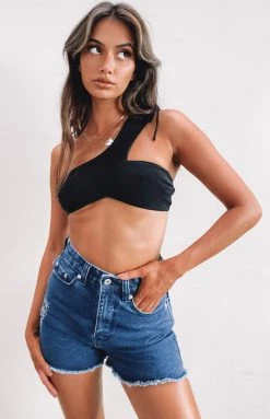 BB Exclusive Butterfly Denim Shorts Blue Denim 17 BB Exclusive Butterfly Denim Shorts Blue Denim