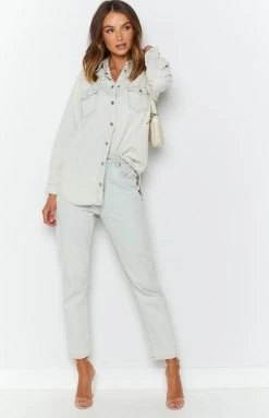 Tops By Dyln Oliver Shirt Light Blue