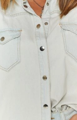 Tops By Dyln Oliver Shirt Light Blue