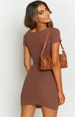 Beginning Boutique Dresses Antidote Reversible Twist Dress Brown 15 Beginning Boutique Dresses Antidote Reversible Twist Dress Brown