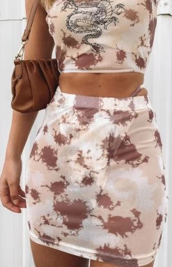 BB Exclusive Chiba Mesh Skirt Tie Dye