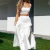 BB Exclusive Cosmos Maxi Skirt White Bottoms