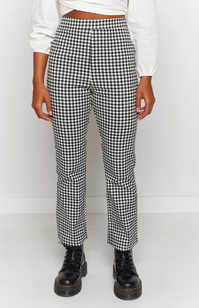 Beginning Boutique Bottoms Cabello Pants Black Check 8 Beginning Boutique Bottoms Cabello Pants Black Check