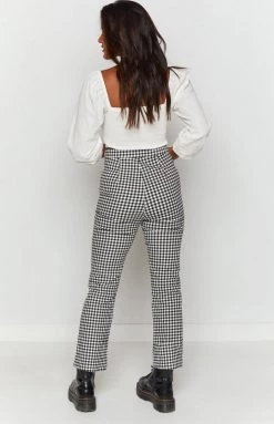 Beginning Boutique Bottoms Cabello Pants Black Check 19 Beginning Boutique Bottoms Cabello Pants Black Check