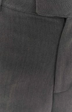 BB Exclusive Cabo Grey Straight Leg High Waisted Tailored Pant