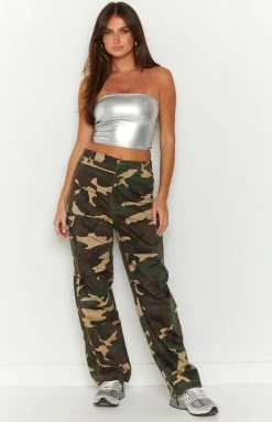 Beginning Boutique Caddie Camo Cargo Pants