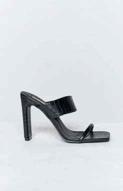 Billini Calera Heels Black Croc