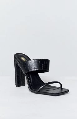 Billini Calera Heels Black Croc