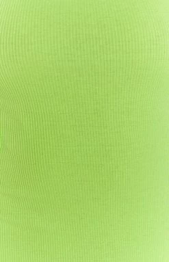 BB Exclusive Dresses California Cut Out Mini Dress Lime