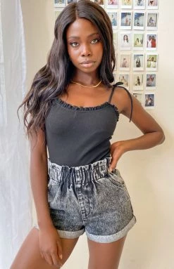 BB Exclusive California Denim Shorts Black