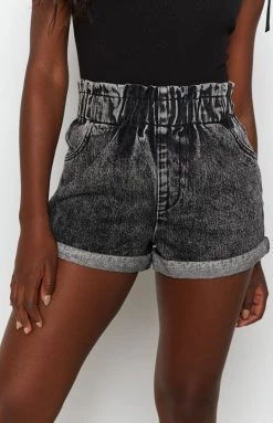 BB Exclusive California Denim Shorts Black