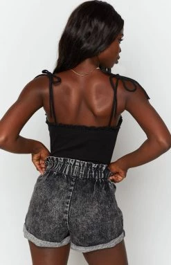 BB Exclusive California Denim Shorts Black