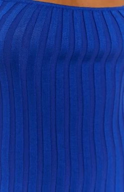 Beginning Boutique Camilla Blue Midi Dress Dresses