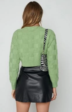 BB Exclusive Campbell Green Check Sweater Outerwear