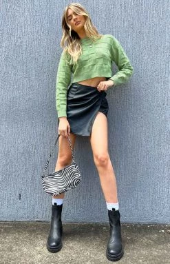 BB Exclusive Campbell Green Check Sweater Outerwear