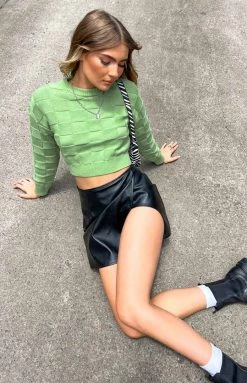 BB Exclusive Campbell Green Check Sweater Outerwear