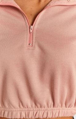 Beginning Boutique Outerwear Canada Sweater Peach