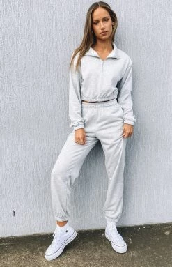 Beginning Boutique Canada Sweater Grey Marle Outerwear