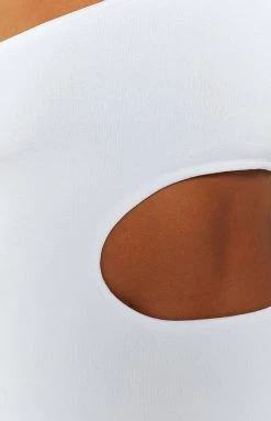 BB Exclusive Candi White Mini Dress Dresses