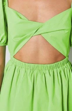 BB Exclusive Cannes Mini Dress Apple Green