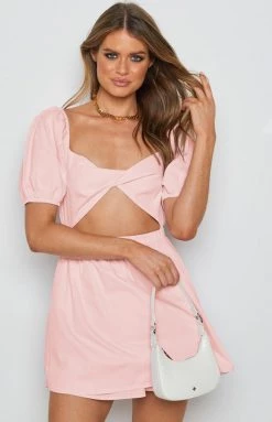 BB Exclusive Cannes Mini Dress Light Pink Dresses 11 BB Exclusive Cannes Mini Dress Light Pink Dresses