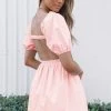 BB Exclusive Cannes Mini Dress Light Pink Dresses